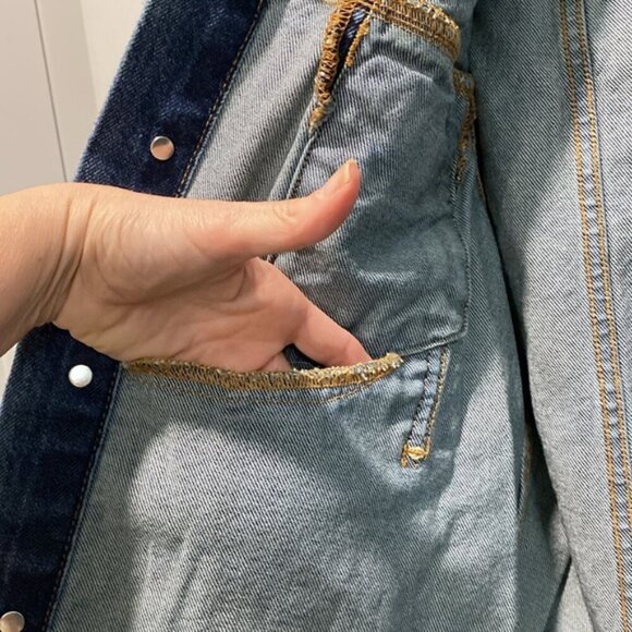 Calvin Klein Denim Trucker Jean Jacket - Picture 8 of 13